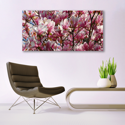 Glasbild aus Plexiglas® Zweige Blumen Pflanzen