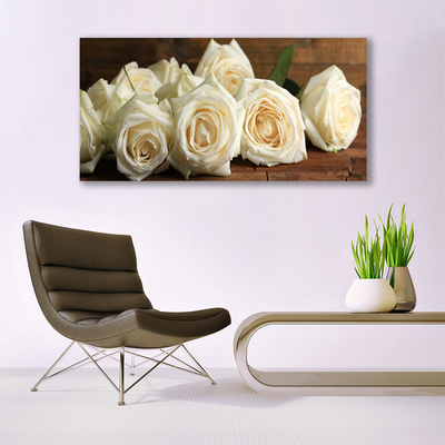 Glasbild aus Plexiglas® Rosen Pflanzen