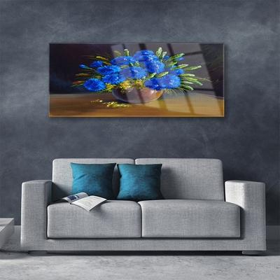 Glasbild aus Plexiglas® Blumen Pflanzen