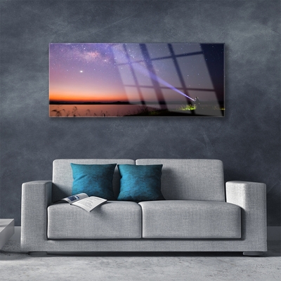 Glasbild aus Plexiglas® Himmel Meer Landschaft