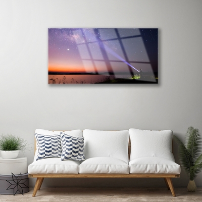 Glasbild aus Plexiglas® Himmel Meer Landschaft