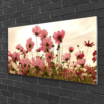 Glasbild aus Plexiglas® Blumen Pflanzen