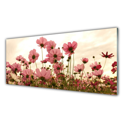 Glasbild aus Plexiglas® Blumen Pflanzen