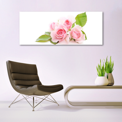 Glasbild aus Plexiglas® Rosen Pflanzen