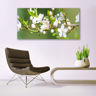 Glasbild aus Plexiglas® Zweige Blumen Pflanzen