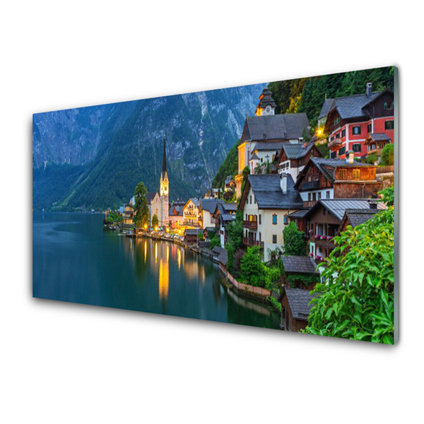 Glasbild aus Plexiglas® Stadt Meer Landschaft