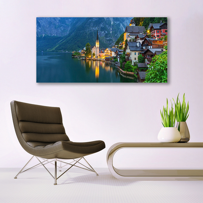 Glasbild aus Plexiglas® Stadt Meer Landschaft