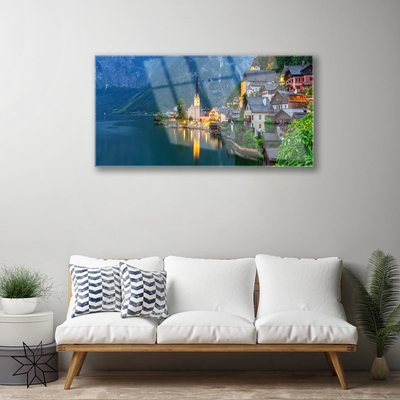 Glasbild aus Plexiglas® Stadt Meer Landschaft