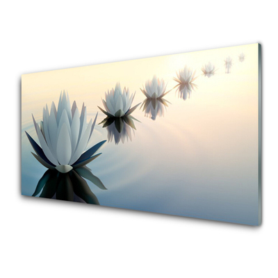 Glasbild aus Plexiglas® Blumen Pflanzen