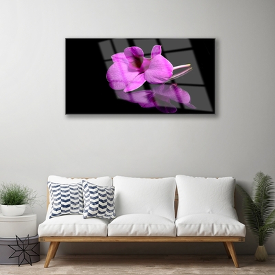 Glasbild aus Plexiglas® Blume Pflanzen