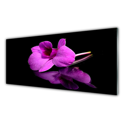 Glasbild aus Plexiglas® Blume Pflanzen