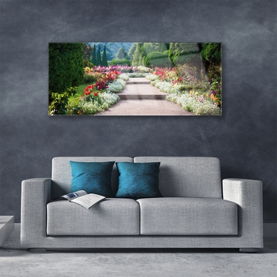 Glasbild aus Plexiglas® Treppen Garten Natur