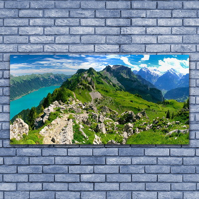 Glasbild aus Plexiglas® Gebirge Natur