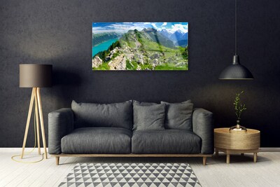 Glasbild aus Plexiglas® Gebirge Natur