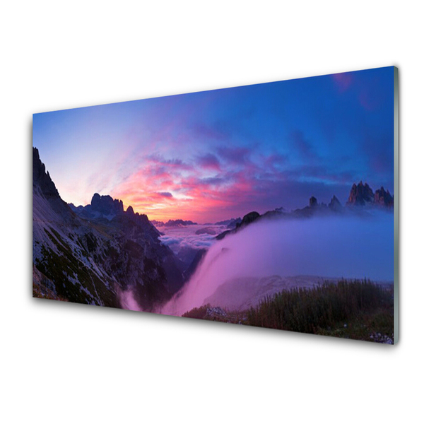 Glasbild aus Plexiglas® Gebirge Landschaft