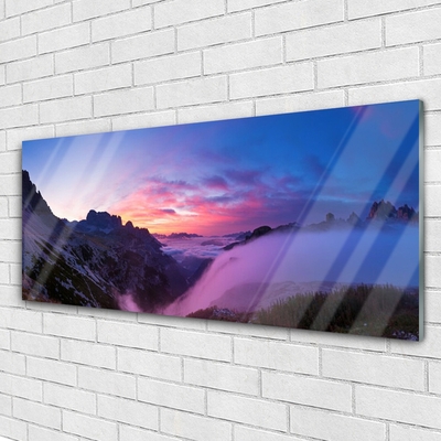 Glasbild aus Plexiglas® Gebirge Landschaft