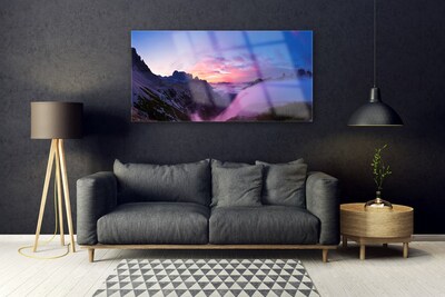 Glasbild aus Plexiglas® Gebirge Landschaft