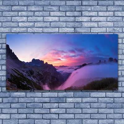 Glasbild aus Plexiglas® Gebirge Landschaft