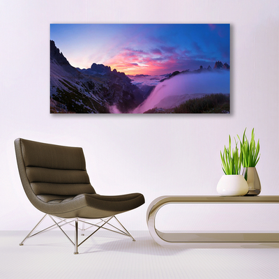 Glasbild aus Plexiglas® Gebirge Landschaft