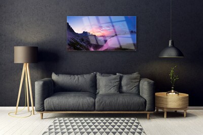 Glasbild aus Plexiglas® Gebirge Landschaft