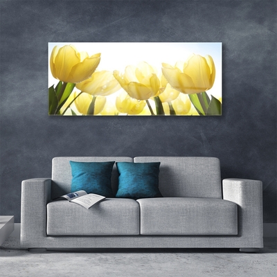 Glasbild aus Plexiglas® Tulpen Pflanzen