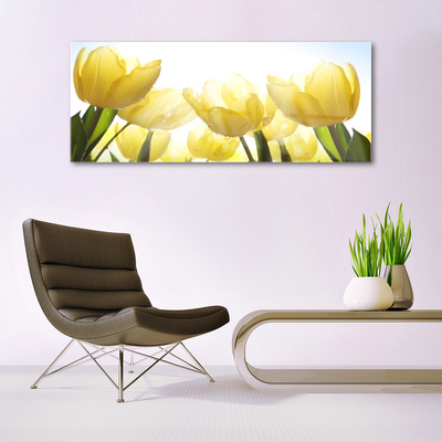 Glasbild aus Plexiglas® Tulpen Pflanzen