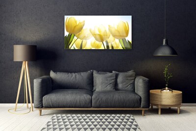 Glasbild aus Plexiglas® Tulpen Pflanzen