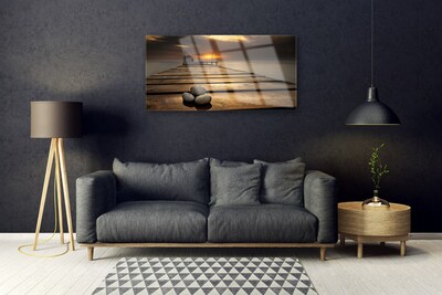 Glasbild aus Plexiglas® Brücke Steine Architektur