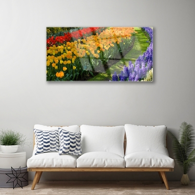 Glasbild aus Plexiglas® Blumen Pflanzen