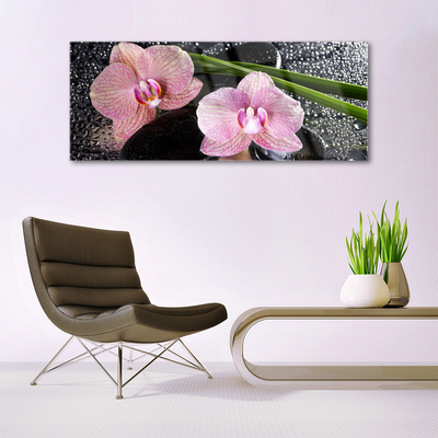 Glasbild aus Plexiglas® Stengel Blumen Pflanzen