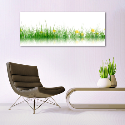 Glasbild aus Plexiglas® Gras Natur