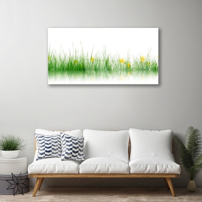 Glasbild aus Plexiglas® Gras Natur