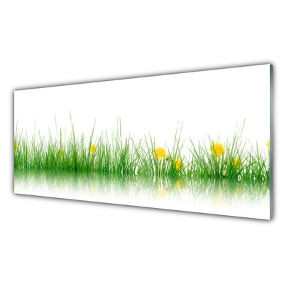 Glasbild aus Plexiglas® Gras Natur