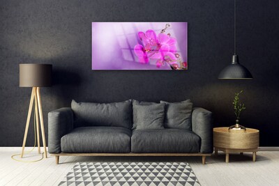 Glasbild aus Plexiglas® Blumen Pflanzen