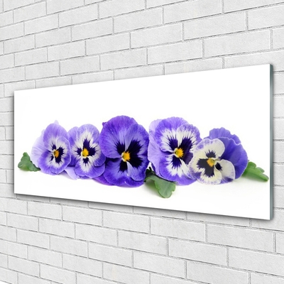 Glasbild aus Plexiglas® Blumen Blätter Pflanzen