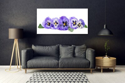Glasbild aus Plexiglas® Blumen Blätter Pflanzen