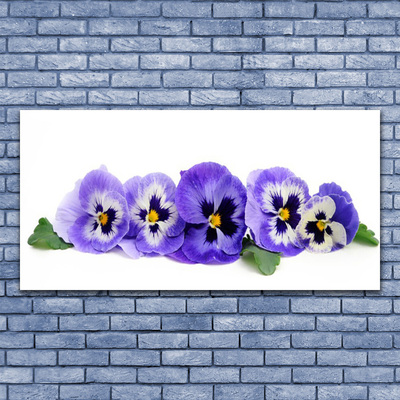 Glasbild aus Plexiglas® Blumen Blätter Pflanzen