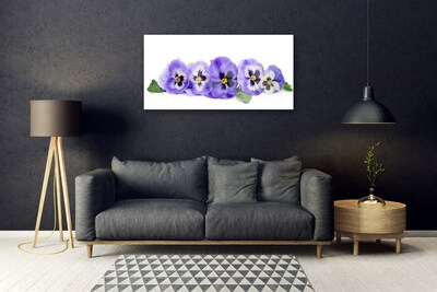 Glasbild aus Plexiglas® Blumen Blätter Pflanzen