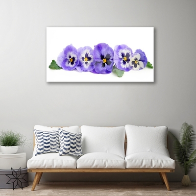 Glasbild aus Plexiglas® Blumen Blätter Pflanzen