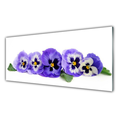 Glasbild aus Plexiglas® Blumen Blätter Pflanzen