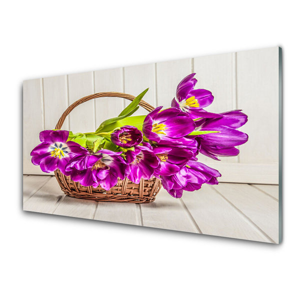 Glasbild aus Plexiglas® Blumen Pflanzen