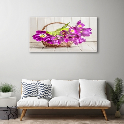 Glasbild aus Plexiglas® Blumen Pflanzen