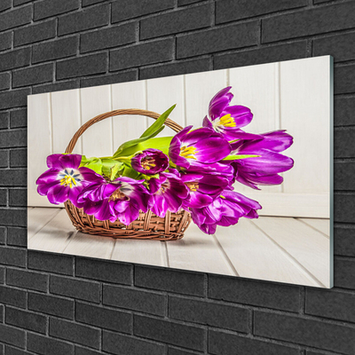 Glasbild aus Plexiglas® Blumen Pflanzen