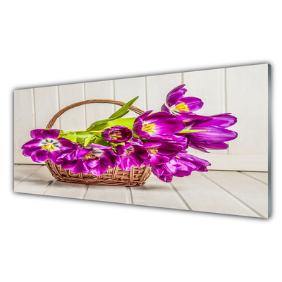 Glasbild aus Plexiglas® Blumen Pflanzen