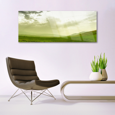 Glasbild aus Plexiglas® Wiese Natur