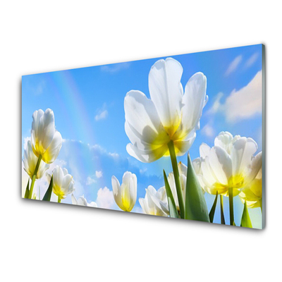 Glasbild aus Plexiglas® Blumen Pflanzen