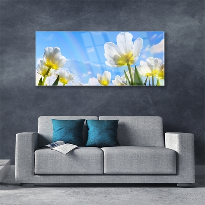 Glasbild aus Plexiglas® Blumen Pflanzen