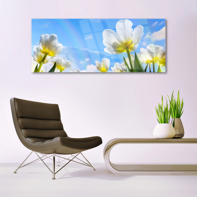 Glasbild aus Plexiglas® Blumen Pflanzen