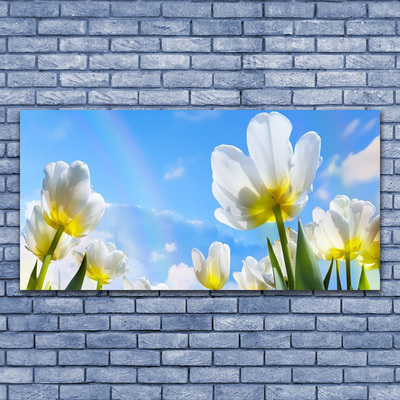 Glasbild aus Plexiglas® Blumen Pflanzen