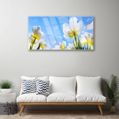 Glasbild aus Plexiglas® Blumen Pflanzen